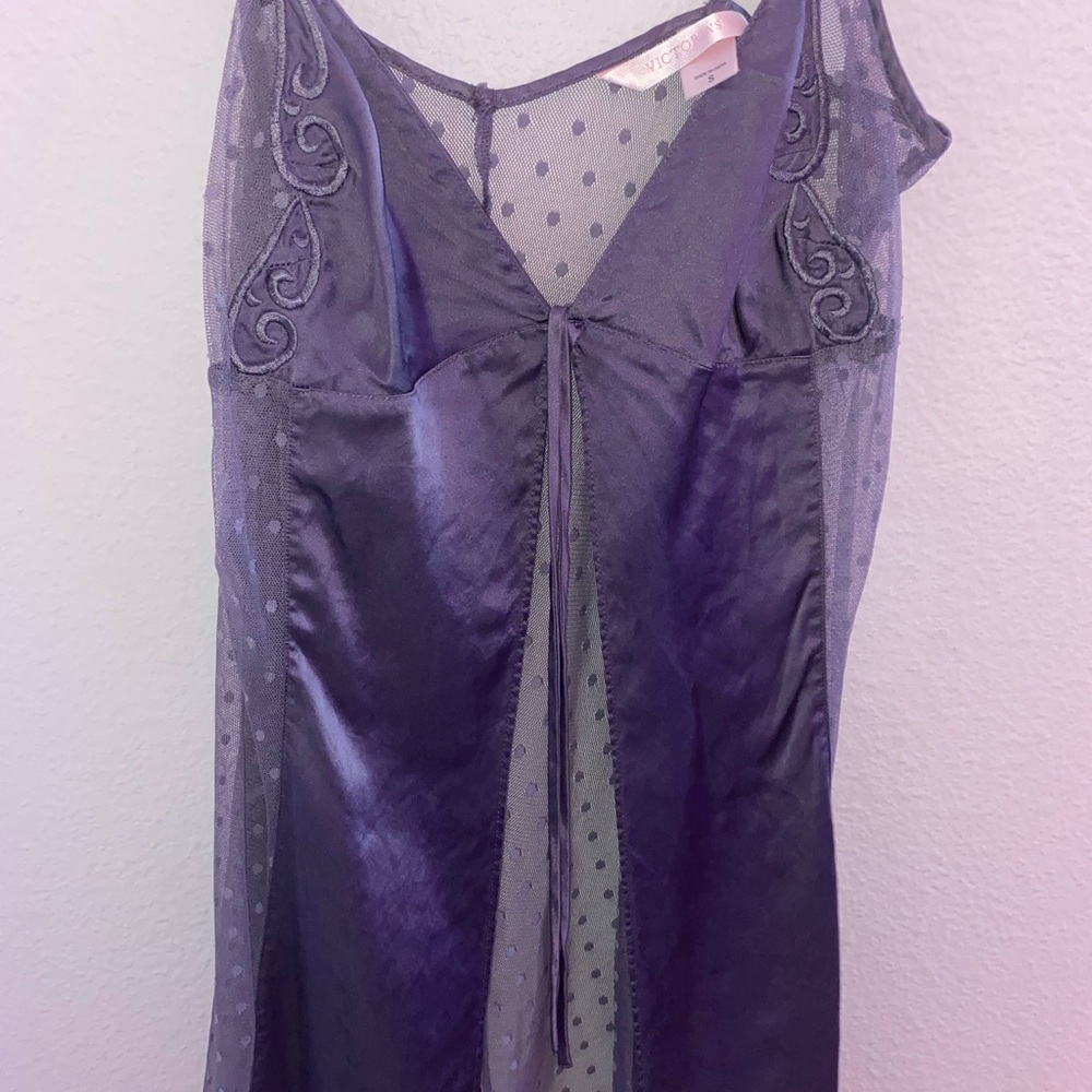Purple Victoria secret baby doll size Small
